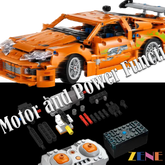Power Functions Kit for LEGO Toyota Supra MK4 #42204 Fast and Furious